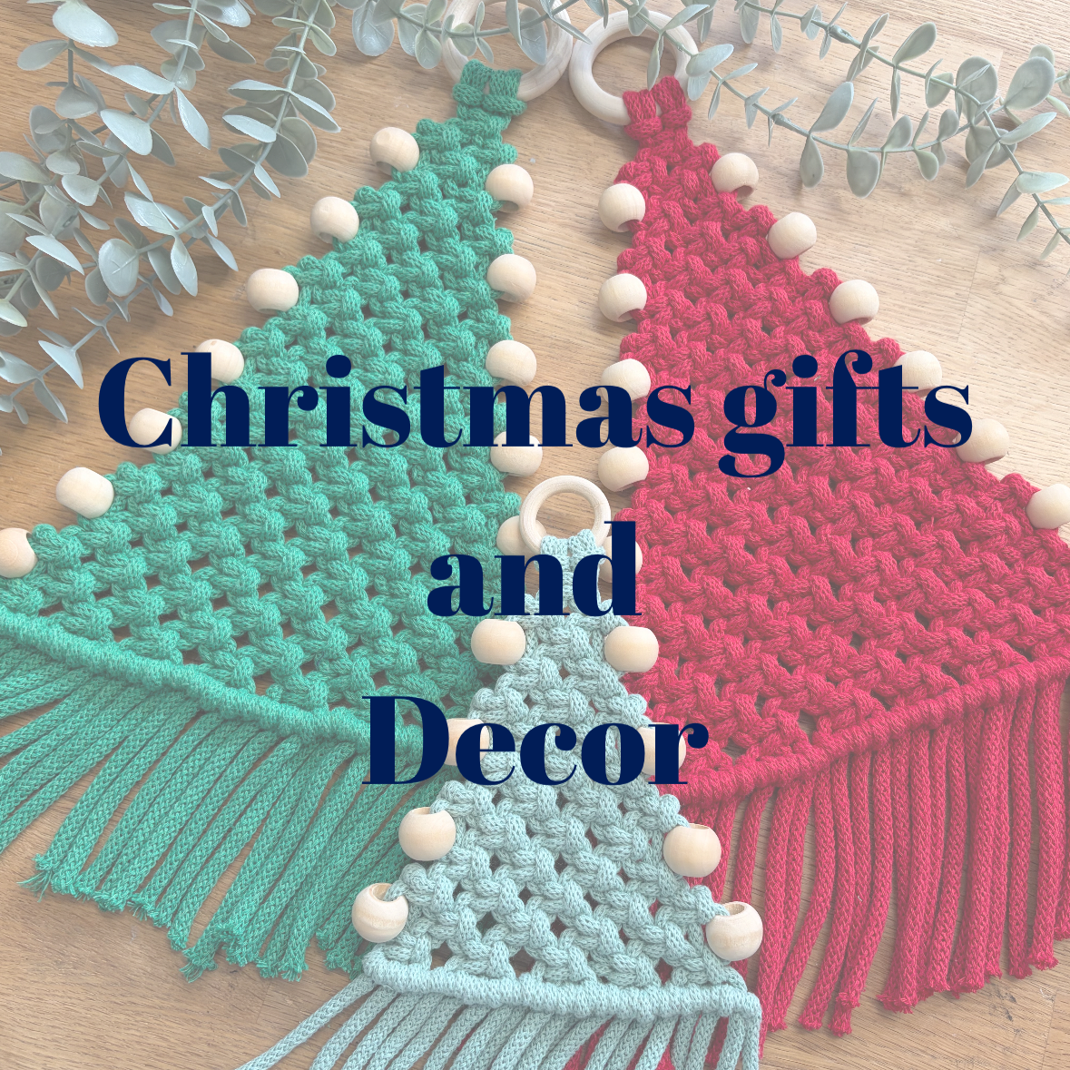 Christmas gifts and decor