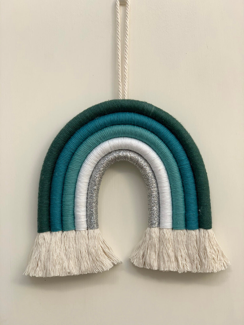 5 Tier Custom rainbow wall hanging - home decor - macrame rainbow - rope rainbow - nursery decor - baby shower - playroom -  mothers day