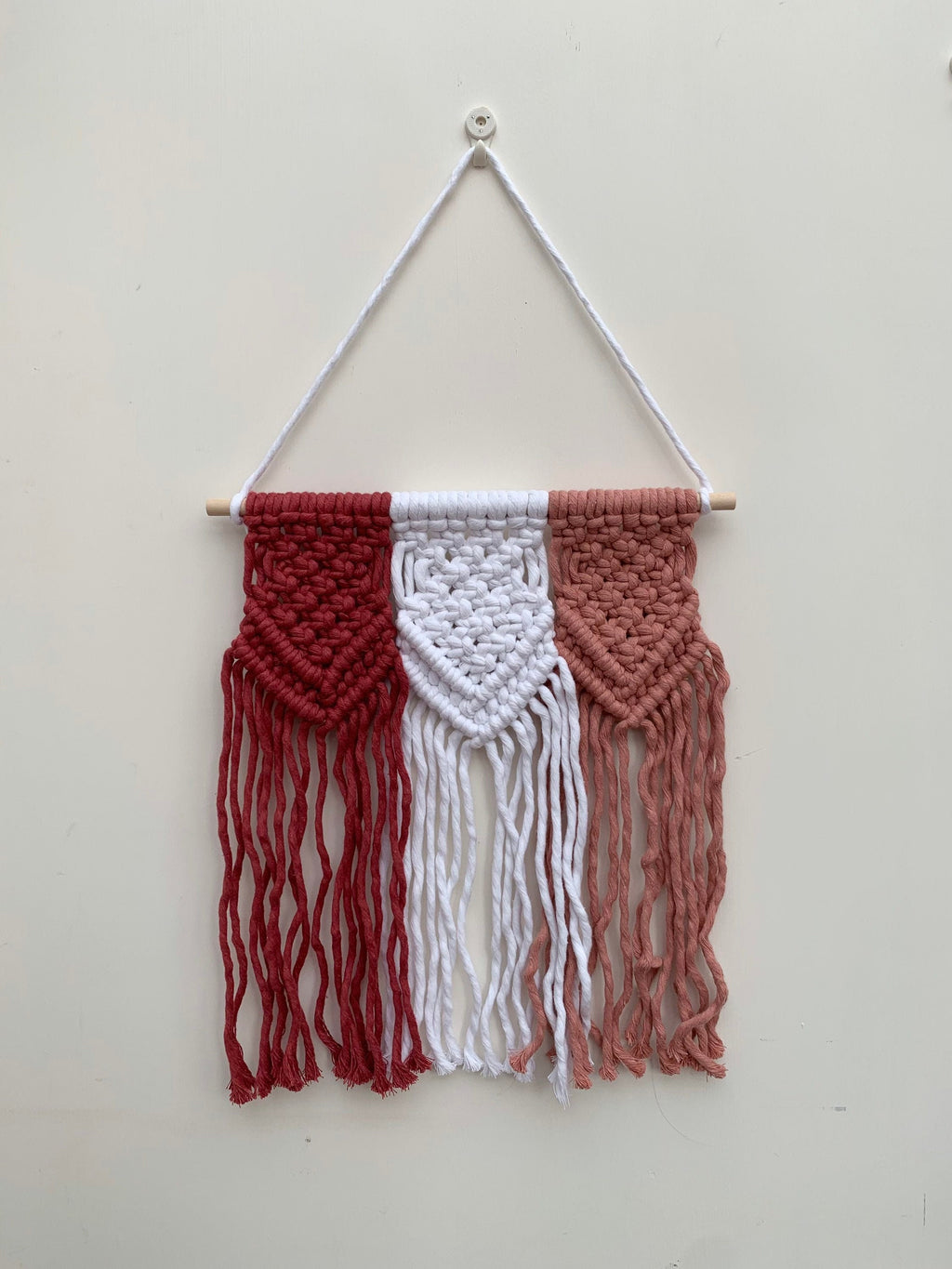 Macrame wall hanging - triple wall hanging - home decor - nursery decor - personalised gift - Mother’s Day