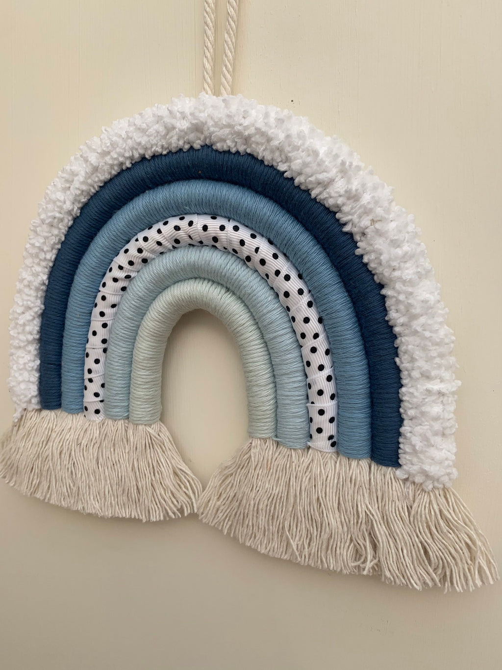 Macrame wall hanging - rope rainbow - macrame rainbow