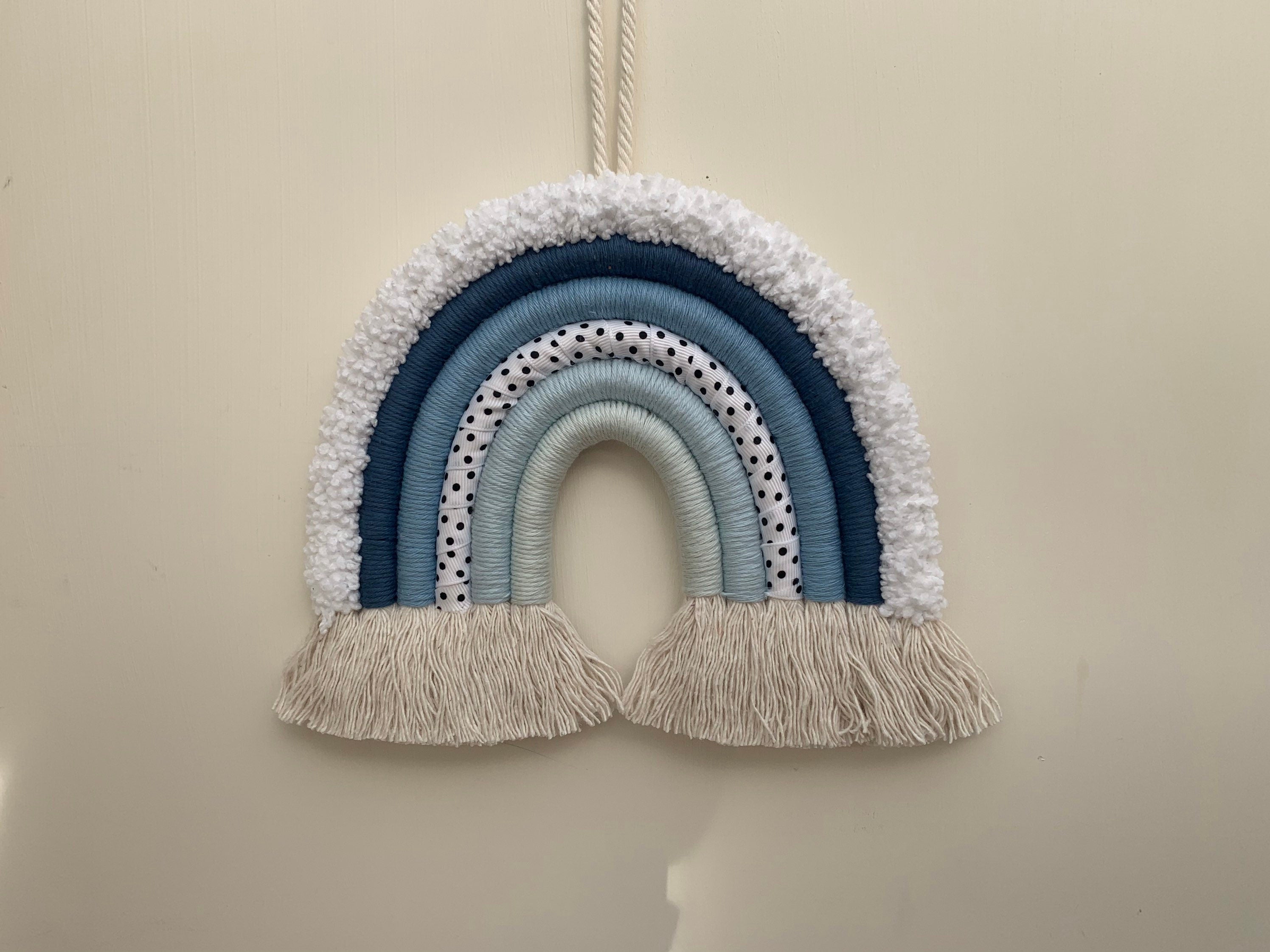 Macrame wall hanging - rope rainbow - macrame rainbow