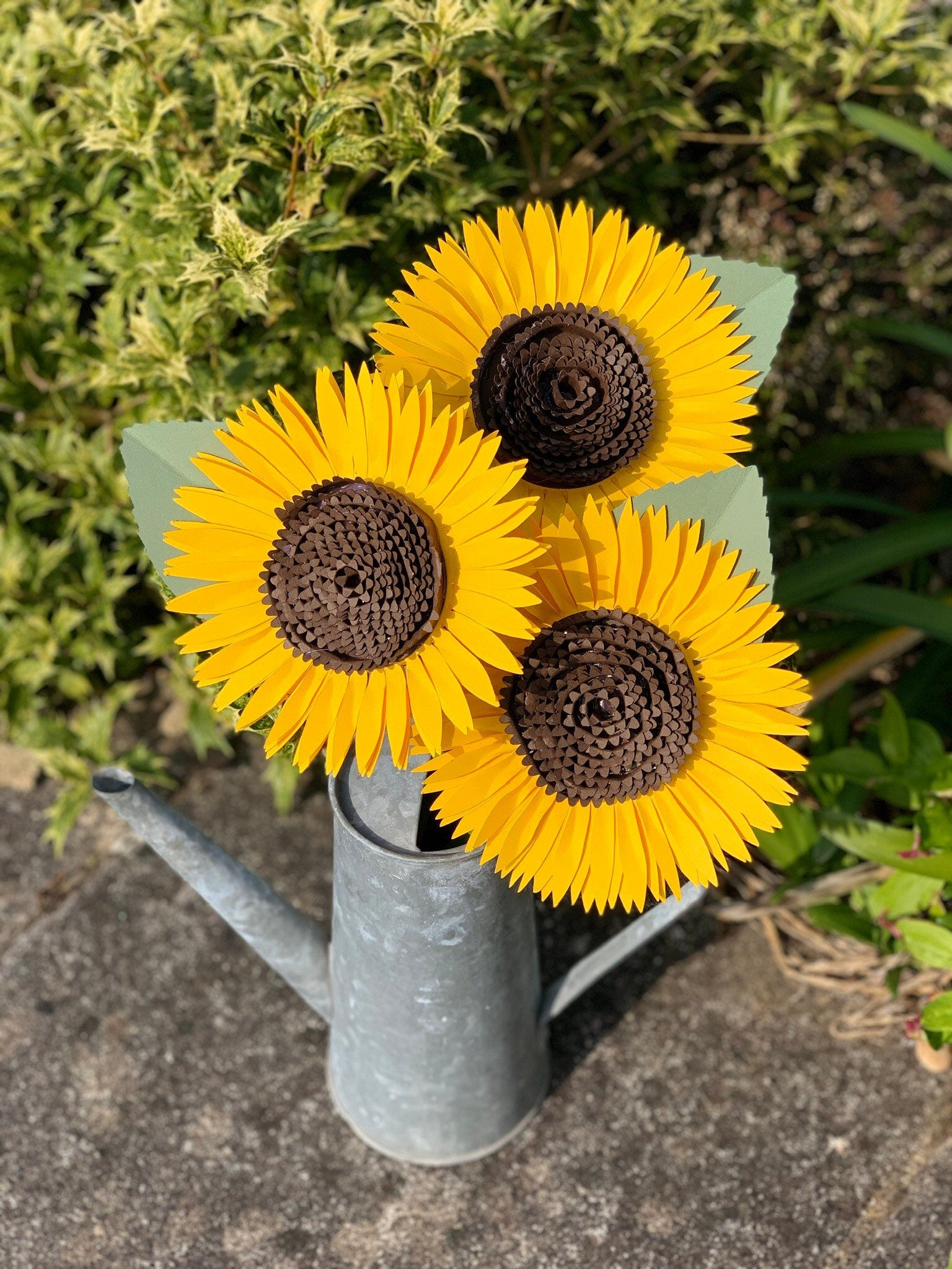 Sunflowers, paper sunflowers, anniversary, wedding flowers, birthday gift, home decor.