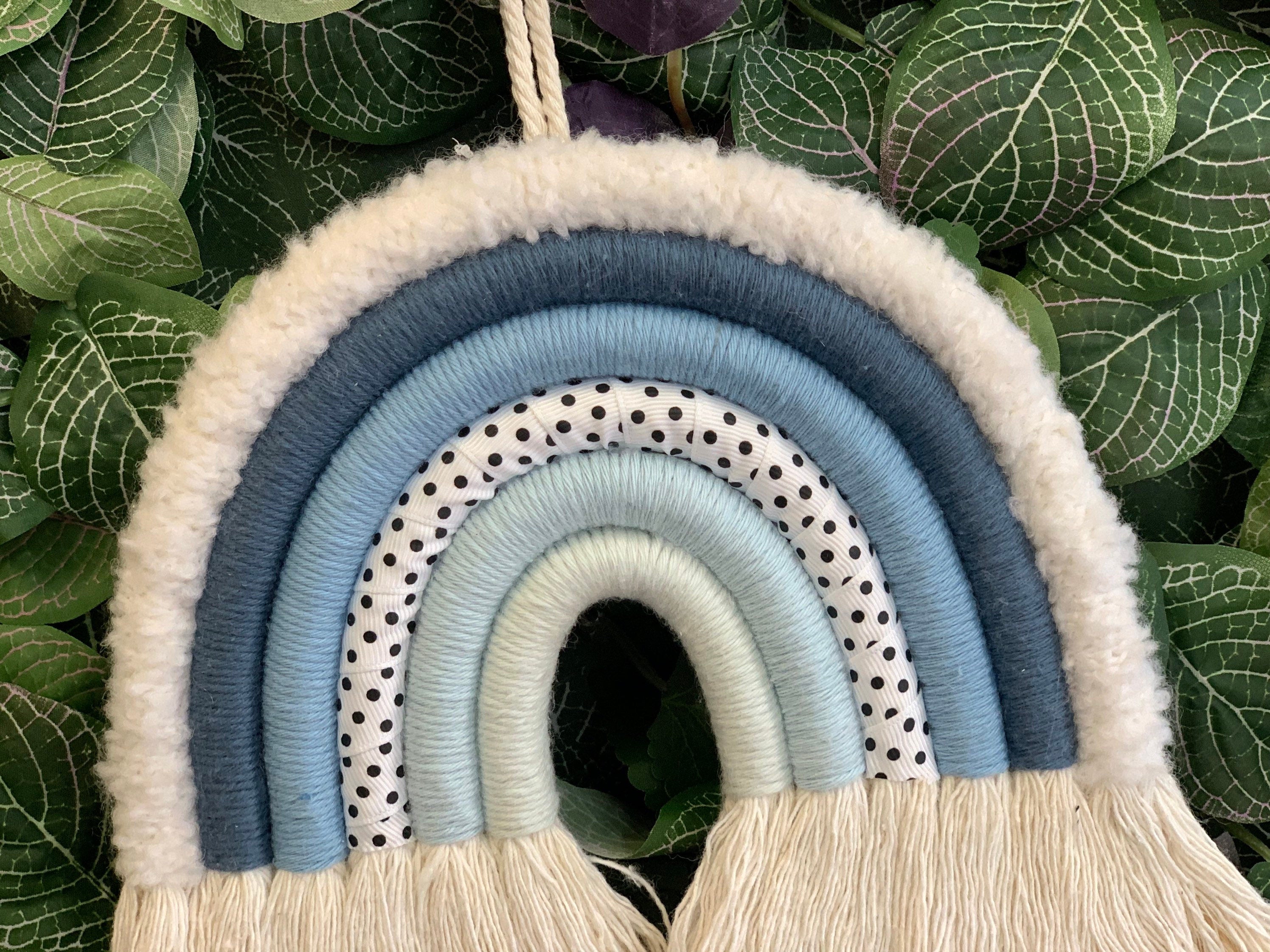 Macrame wall hanging - rope rainbow - macrame rainbow