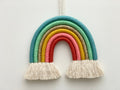 Macrame rainbow wall hanging - fibre art - macrame - rainbow - nursery decor.