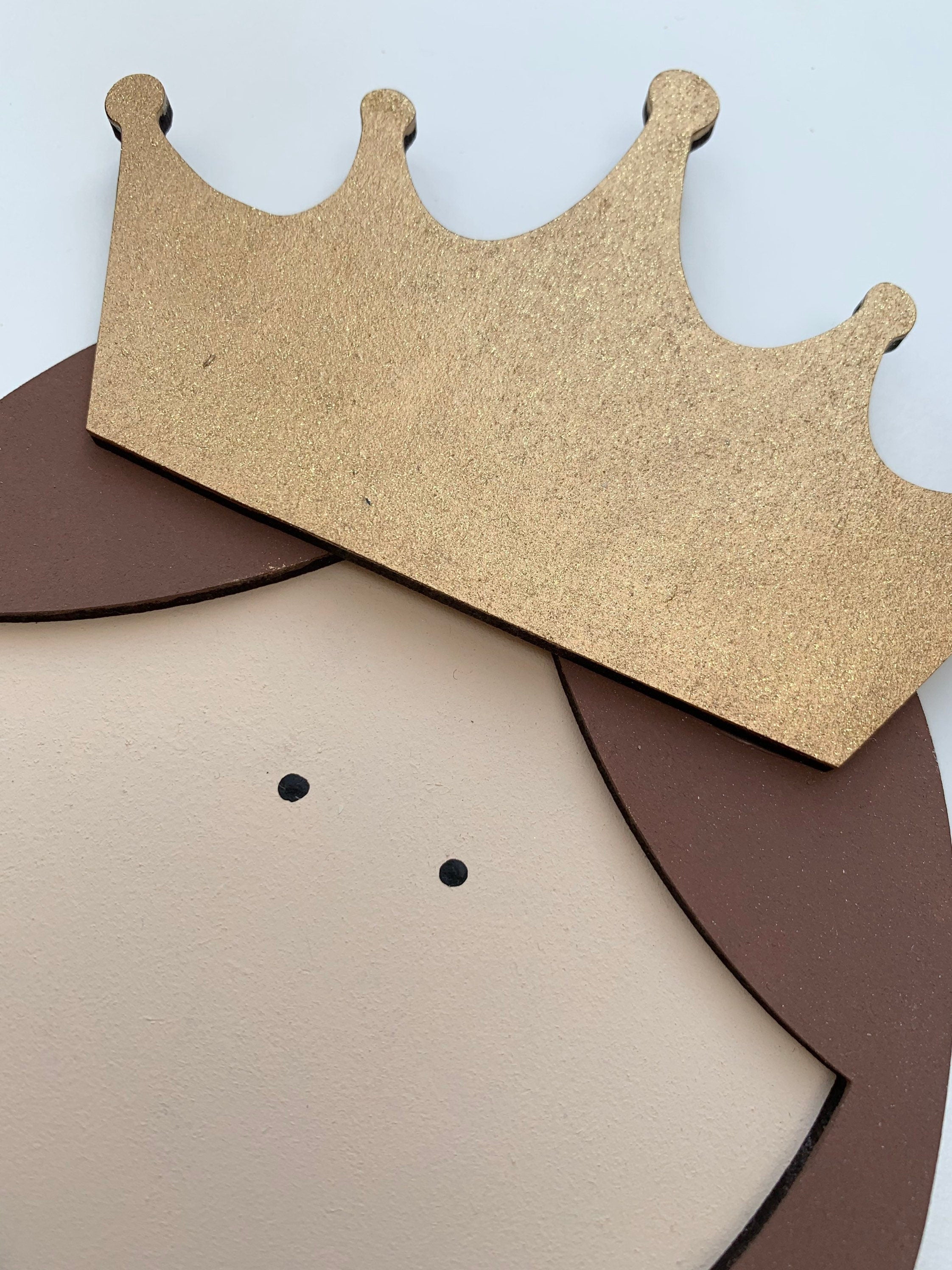 Princess Name Plaque - bedroom door sign - children’s name sign - personalised name plaque - princess wooden sign.