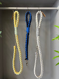 Chunky macrame dog lead