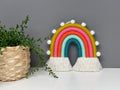 Rainbow wall hanging - macrame rainbow - rope rainbow - fibre art - nursery decor - playroom decor - rainbows