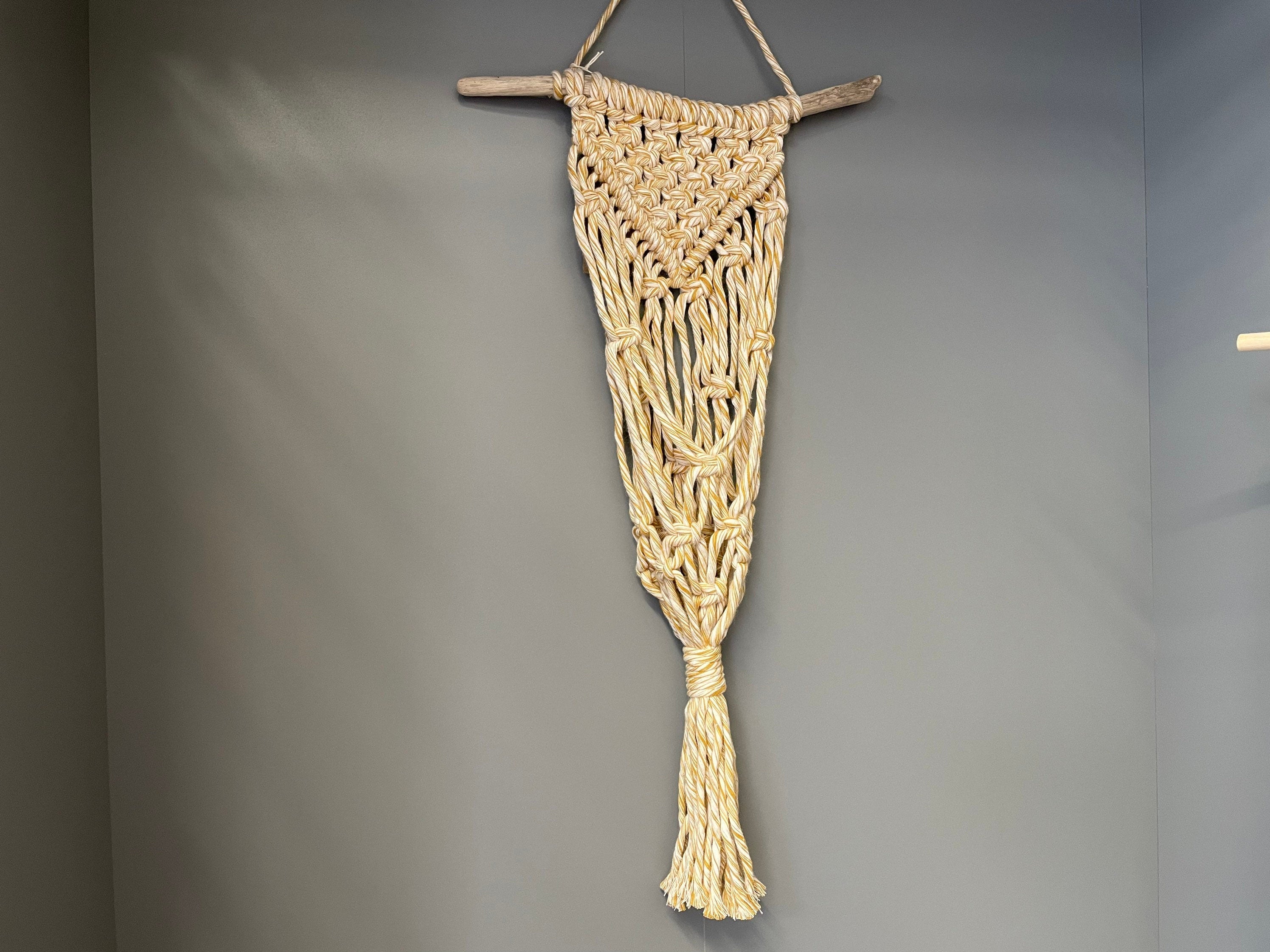 Macrame Plant Hanger, Macrame wall hanging, macrame decor, artificial plants, plant lover gifts.