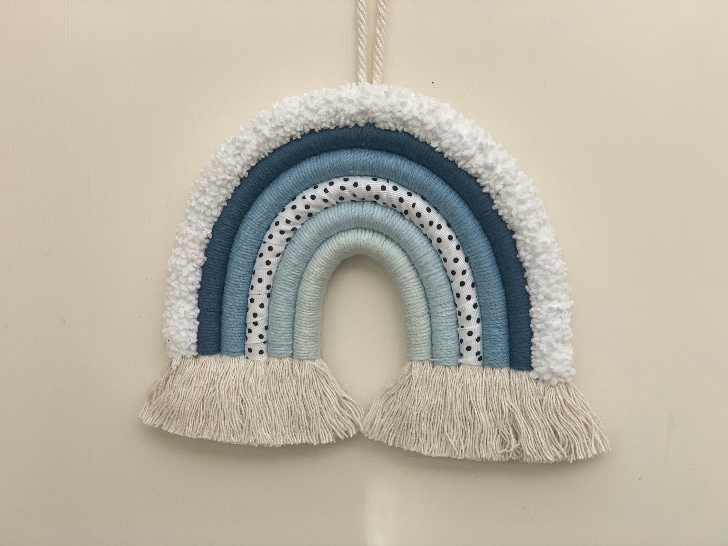 Macrame wall hanging - rope rainbow - macrame rainbow