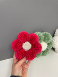 Pom Pom flower, daisy, flower wall hanging, nursery decor, playroom