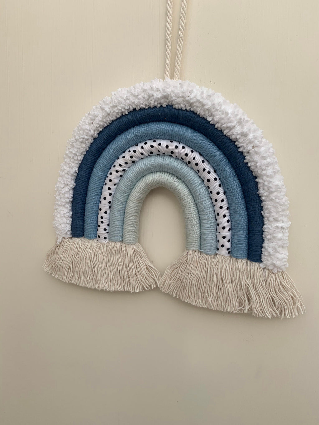 Macrame wall hanging - rope rainbow - macrame rainbow
