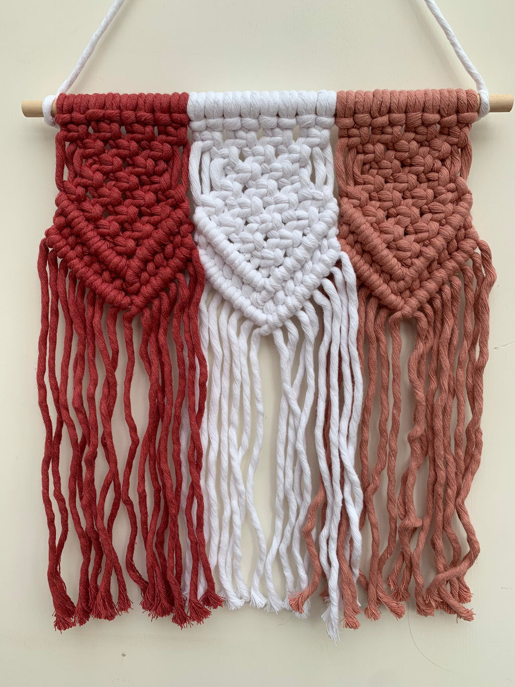 Macrame wall hanging - triple wall hanging - home decor - nursery decor - personalised gift - Mother’s Day