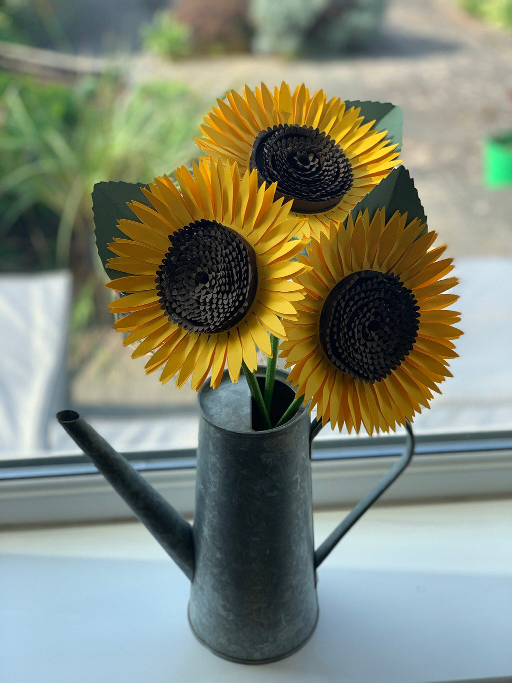 Sunflowers, paper sunflowers, anniversary, wedding flowers, birthday gift, home decor.