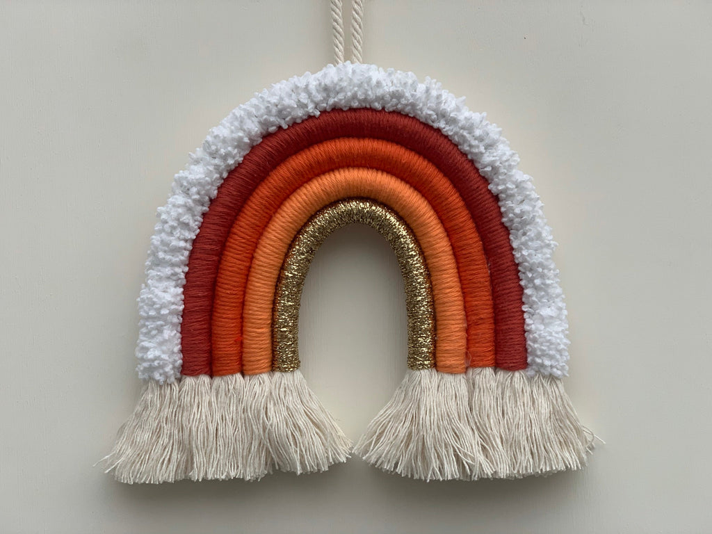 5 Tier Custom rainbow wall hanging - home decor - macrame rainbow - rope rainbow - nursery decor - baby shower - playroom -  mothers day
