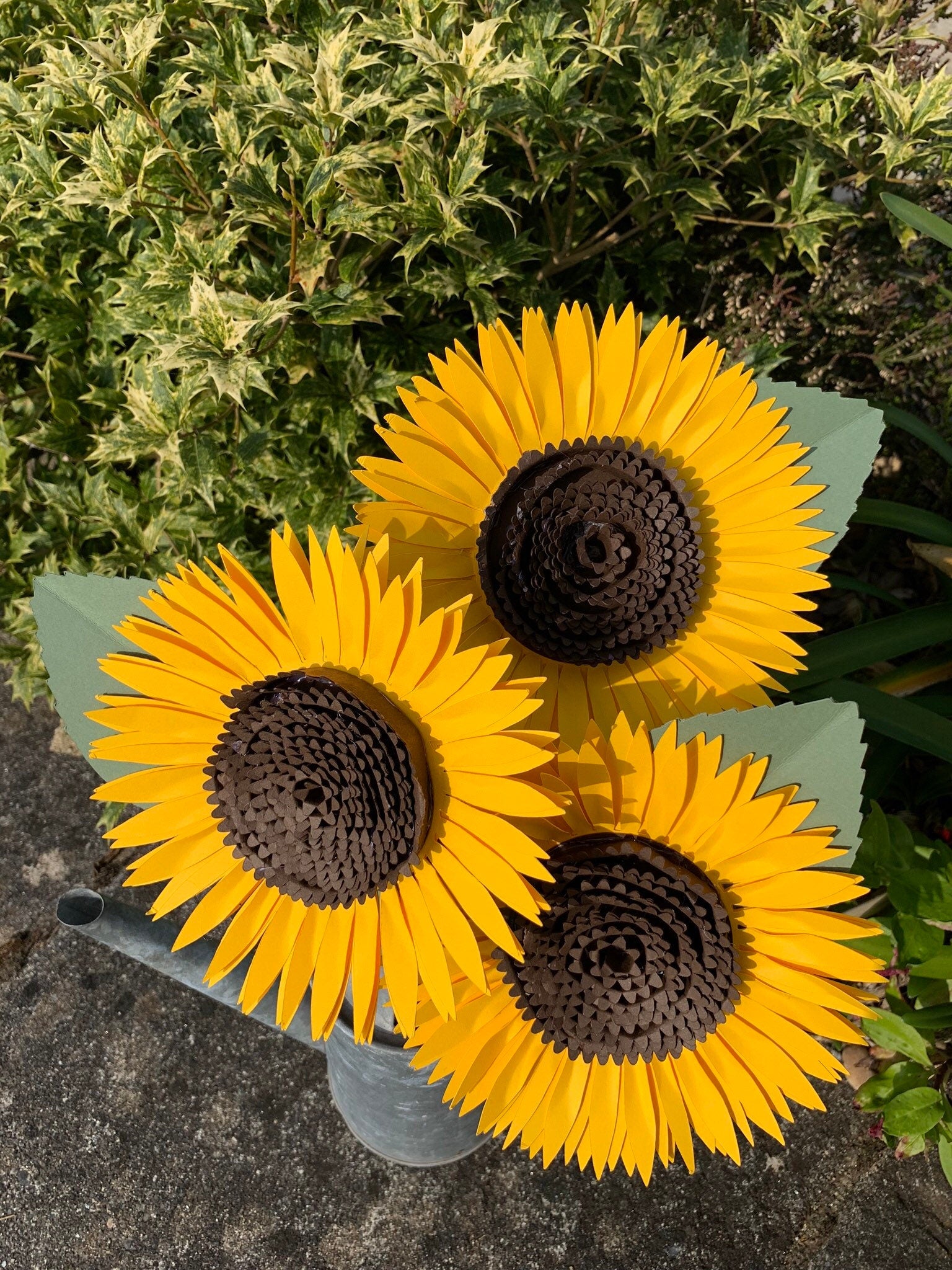 Sunflowers, paper sunflowers, anniversary, wedding flowers, birthday gift, home decor.