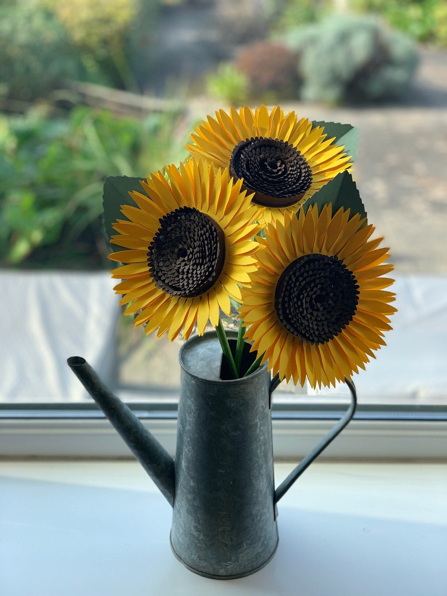 Sunflowers, paper sunflowers, anniversary, wedding flowers, birthday gift, home decor.
