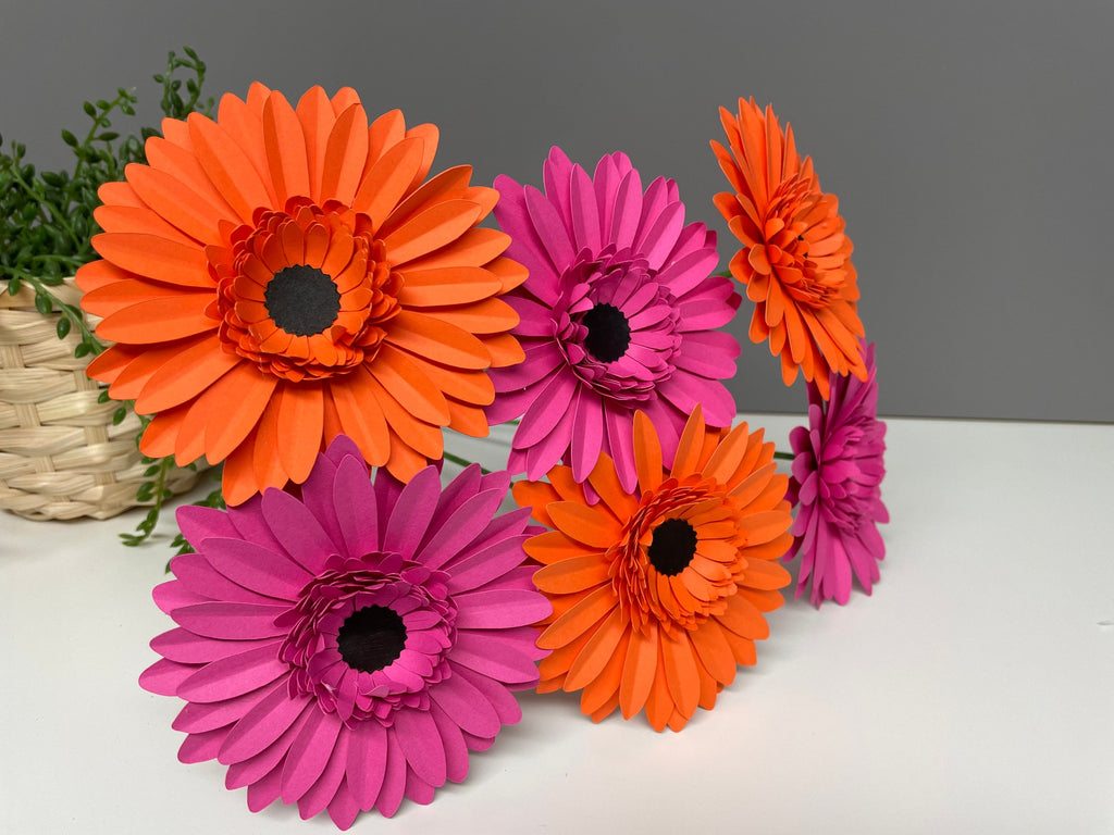 Paper Gerbera Daisy - Wedding flowers - Anniversary