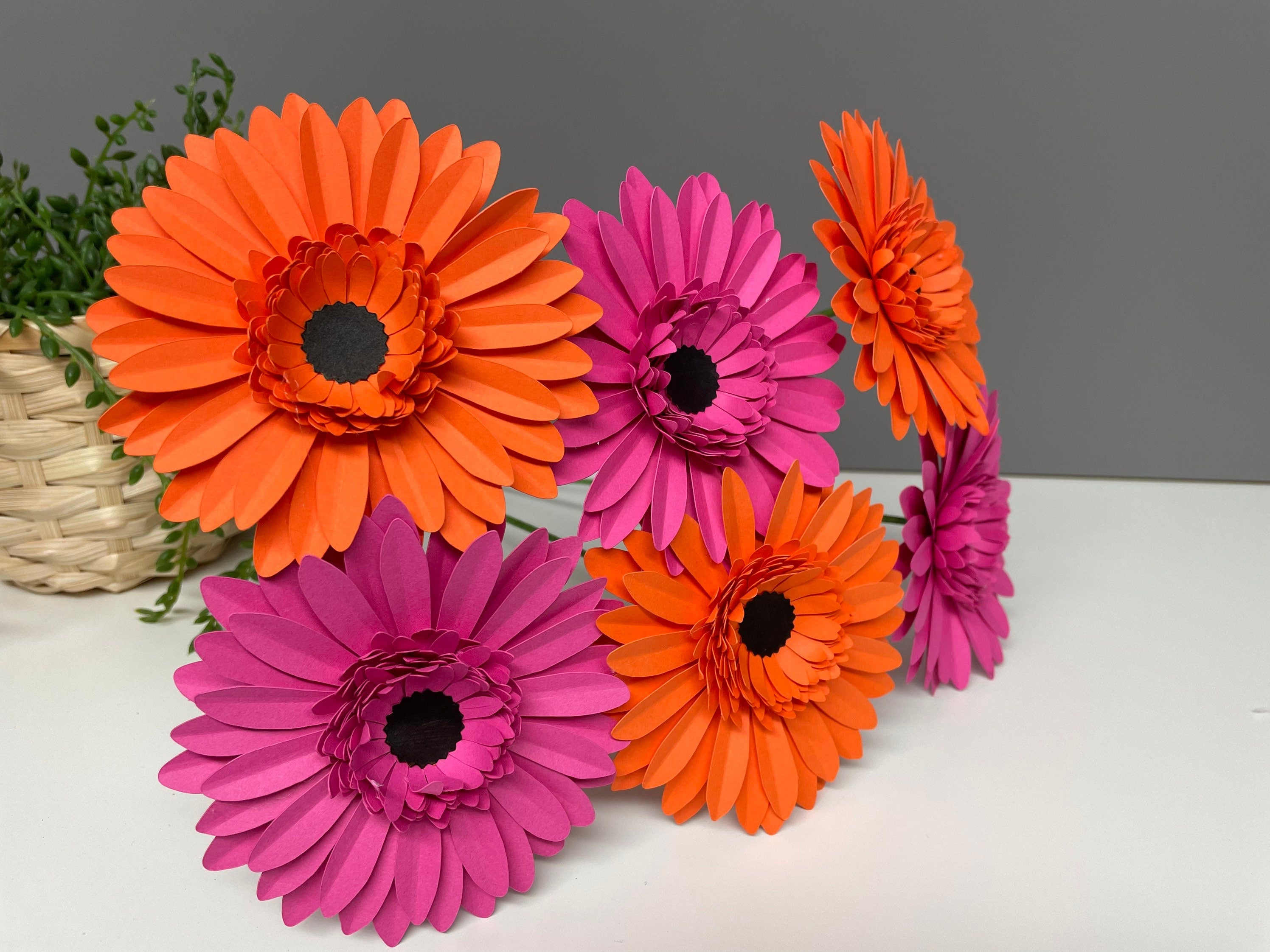 Paper Gerbera Daisy - Wedding flowers - Anniversary