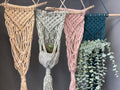 Macrame Plant Hanger, Macrame wall hanging, macrame decor, artificial plants, plant lover gifts.