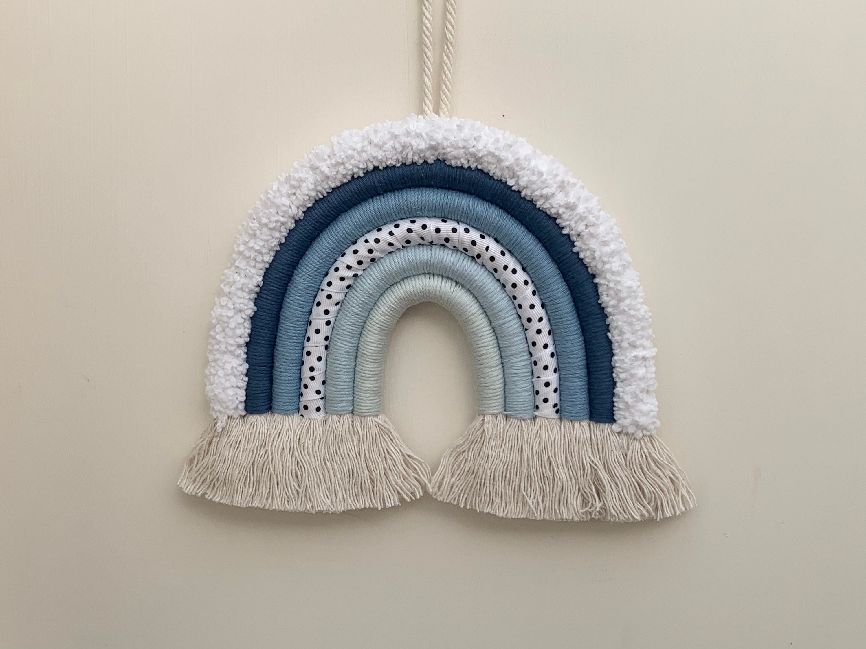 Macrame wall hanging - rope rainbow - macrame rainbow