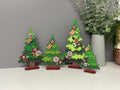 Wooden Christmas Tree decoration, hand painted Christmas tree, Fireplace Decor