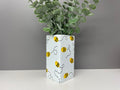 Hand painted ceramic vase with bubble bees, bee themed gifts, bee lover.