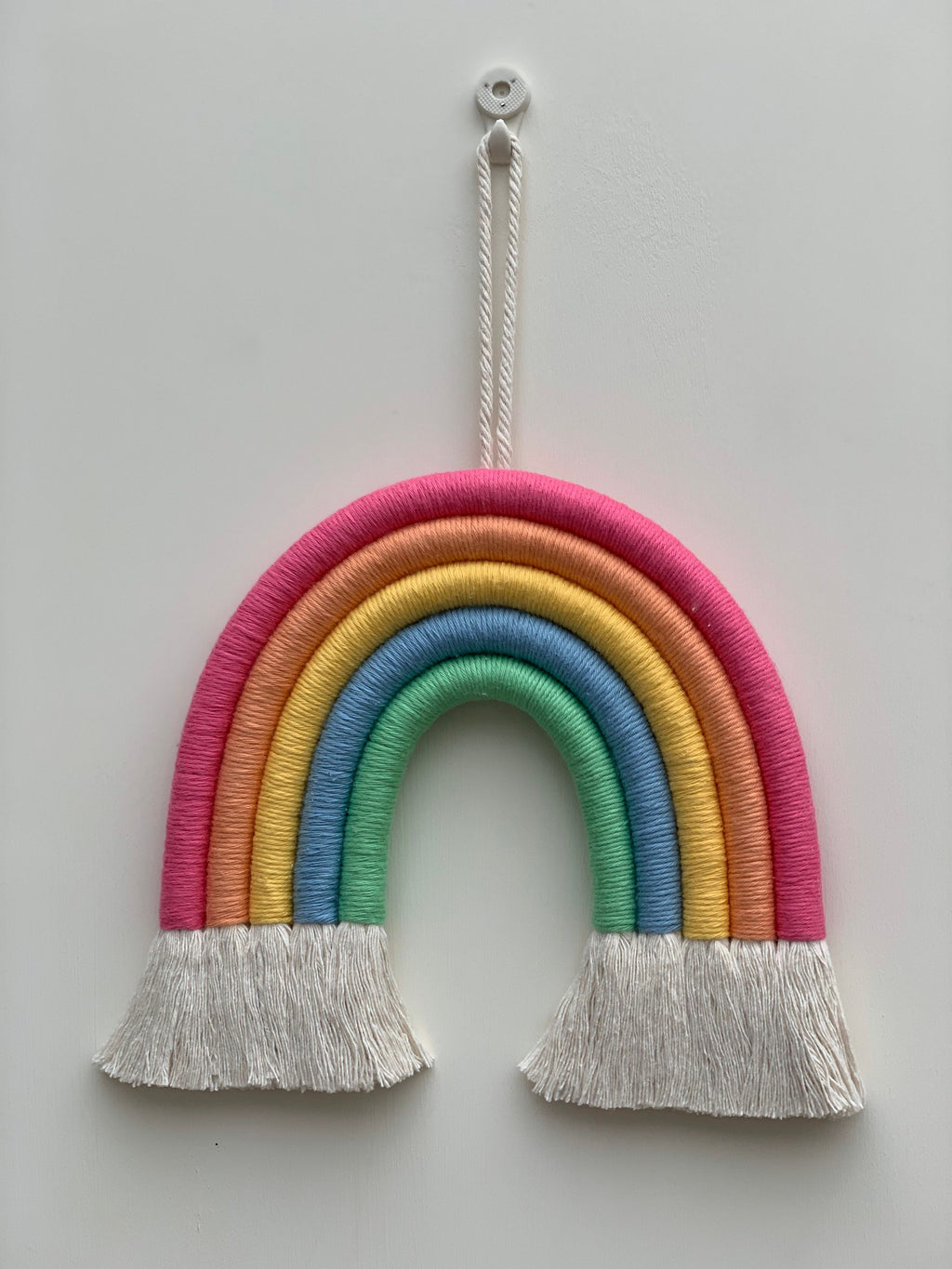 5 Tier Custom rainbow wall hanging - home decor - macrame rainbow - rope rainbow - nursery decor - baby shower - playroom -  mothers day