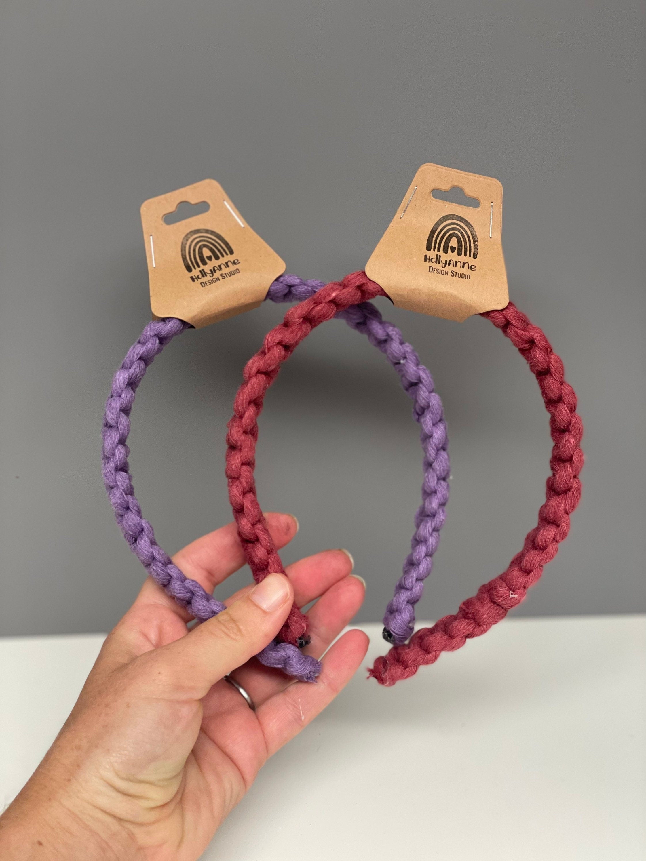 Macrame headband - macrame - hair accessories