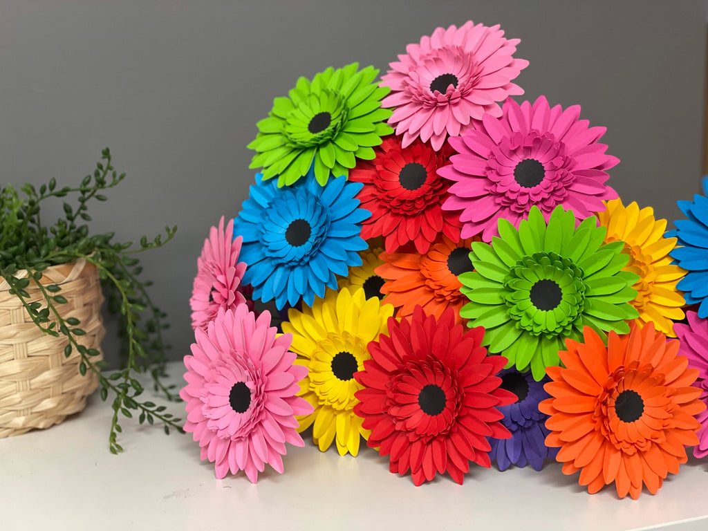 Paper Gerbera Daisy - Wedding flowers - Anniversary