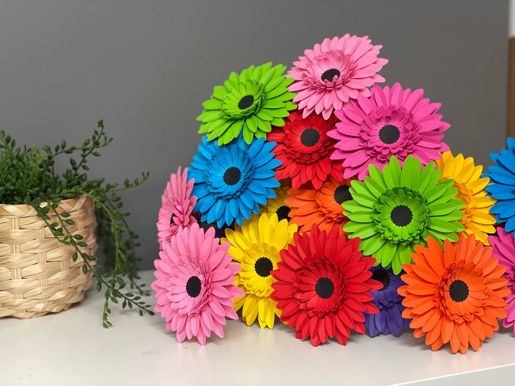 Paper Gerbera Daisy - Wedding flowers - Anniversary